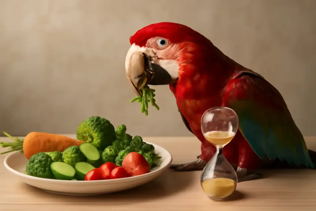 Alimentazione naturale per pappagalli domestici: benefici sulla longevità che nessuno spiega