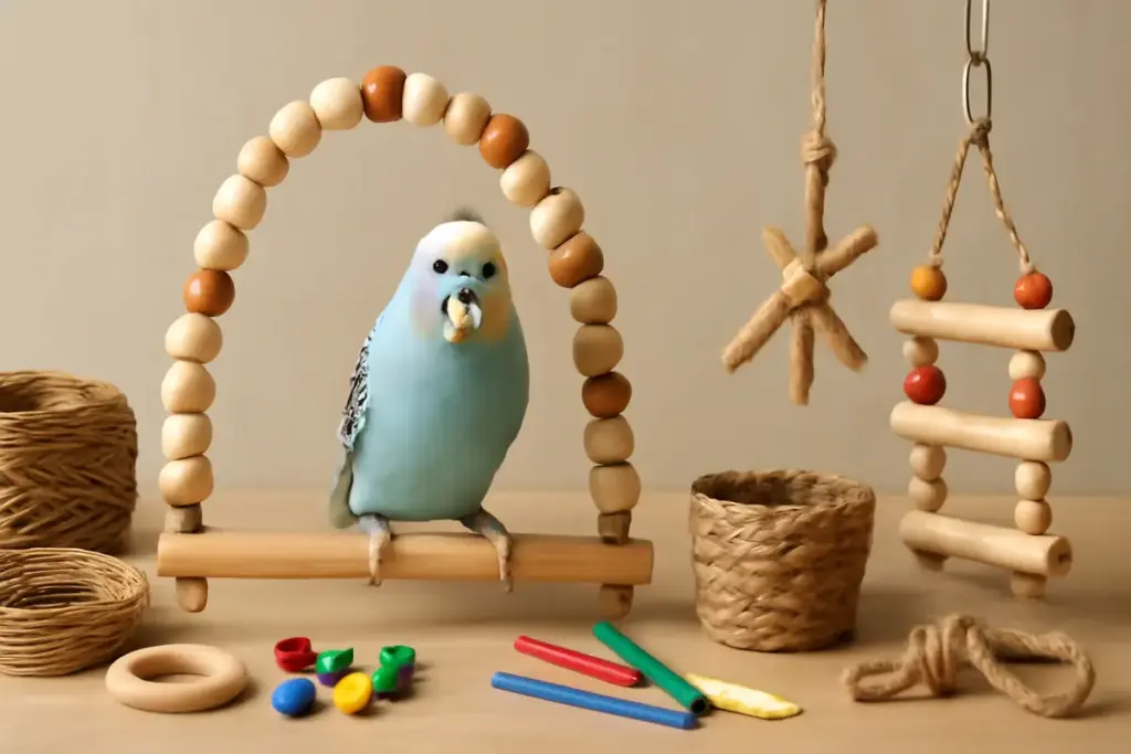 Giochi fai-da-te per pappagalli ondulati: materiali sicuri e stimolanti da usare subito