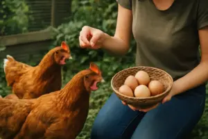 I benefici di avere galline in giardino: uova più genuine e controllo naturale dei parassiti