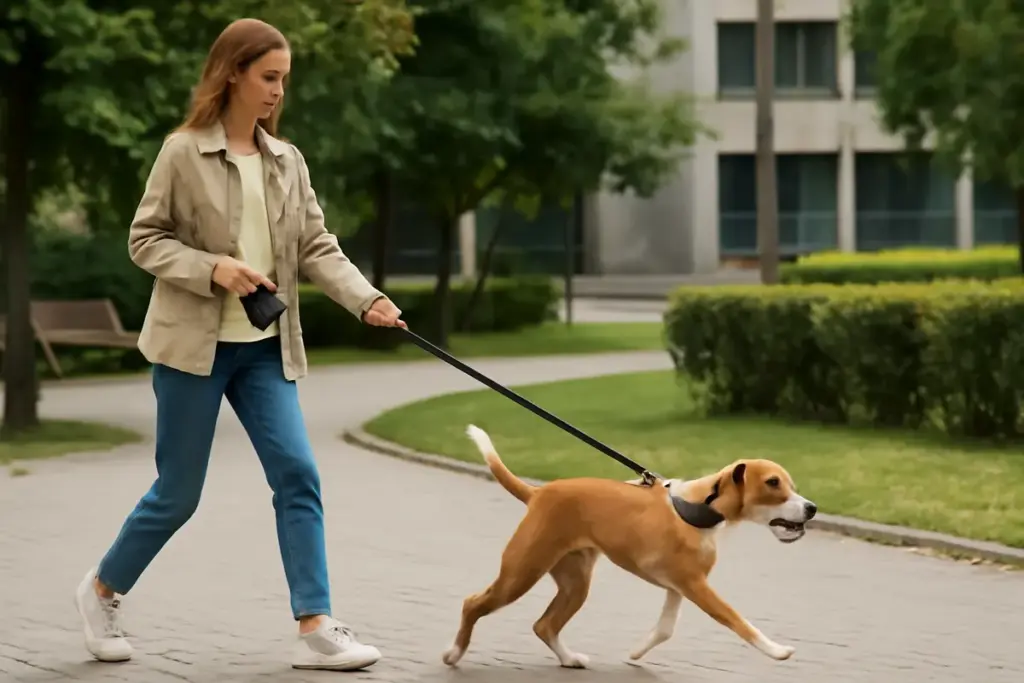 Cani che tirano al guinzaglio: tecniche efficaci per passeggiate rilassanti senza fatica