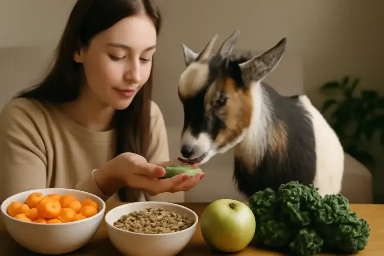 Guida all’alimentazione delle caprette nane domestiche: equilibrio tra salute e vitalità
