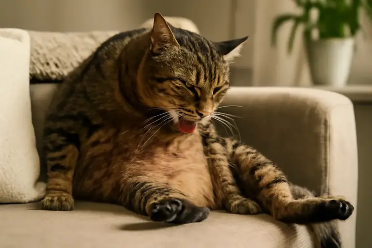 Gatto che si lecca troppo: segnali di disagio legati a parassiti o stress che non vanno ignorati