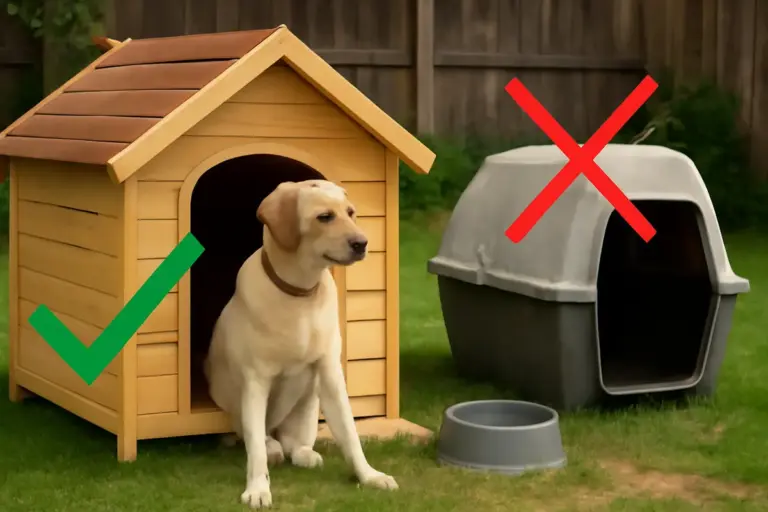 Cuccia perfetta per il cane all’aperto: materiali, posizione e errori tipici da evitare