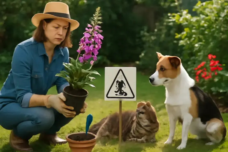 Coltivare piante velenose: quali rischi per cani e gatti e come evitarli in giardino