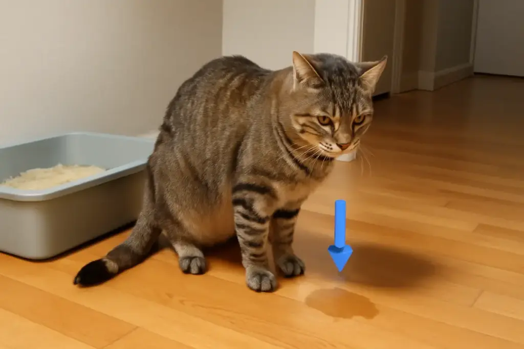 Perché il gatto fa la pipì fuori dalla lettiera? Cause frequenti e possibili soluzioni rapide