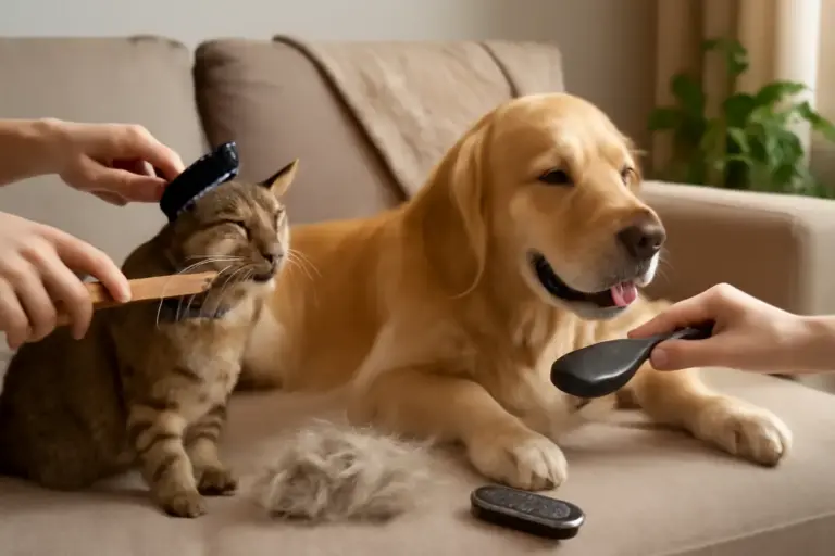 Cambio di stagione e muta del pelo: trucchi per aiutare cani e gatti a sentirsi meglio