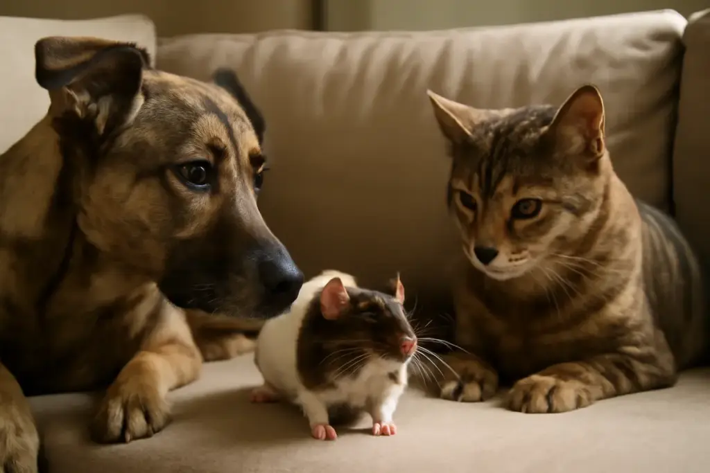 È adatto adottare ratti domestici con altri animali? Fattori di rischio e accortezze essenziali