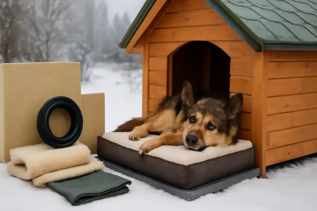 Quale cuccia scegliere per cani che vivono in zone fredde? Materiali e consigli anti-umidità