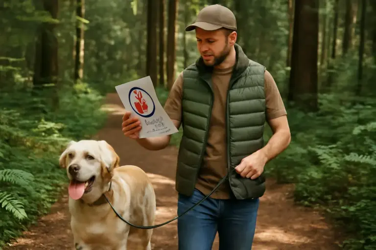 Passeggiare col cane nei boschi: precauzioni fondamentali contro zecche e altri pericoli