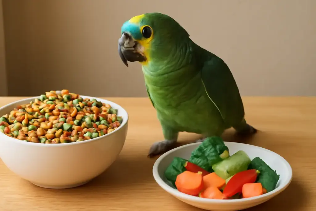 Mangime commerciale vs alimentazione naturale: qual è la scelta migliore per i pappagalli?
